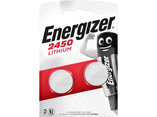 Batterij Energizer Knoopcel CR2450/pak 2