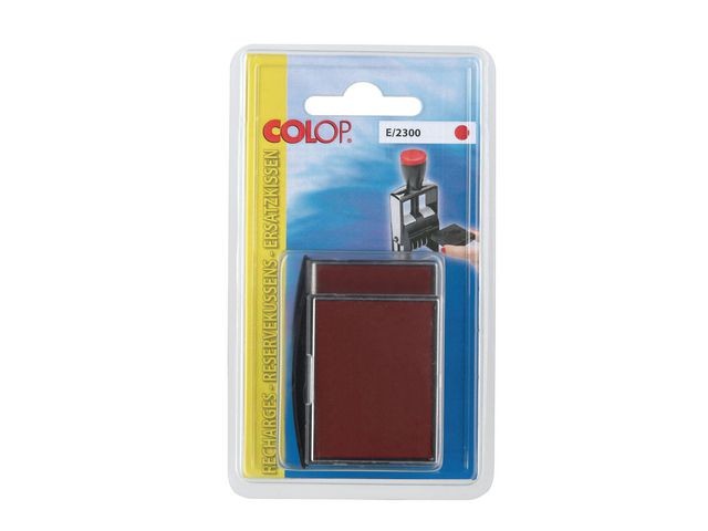 Inktkussen Colop E/2300/2360 rood/pak 5