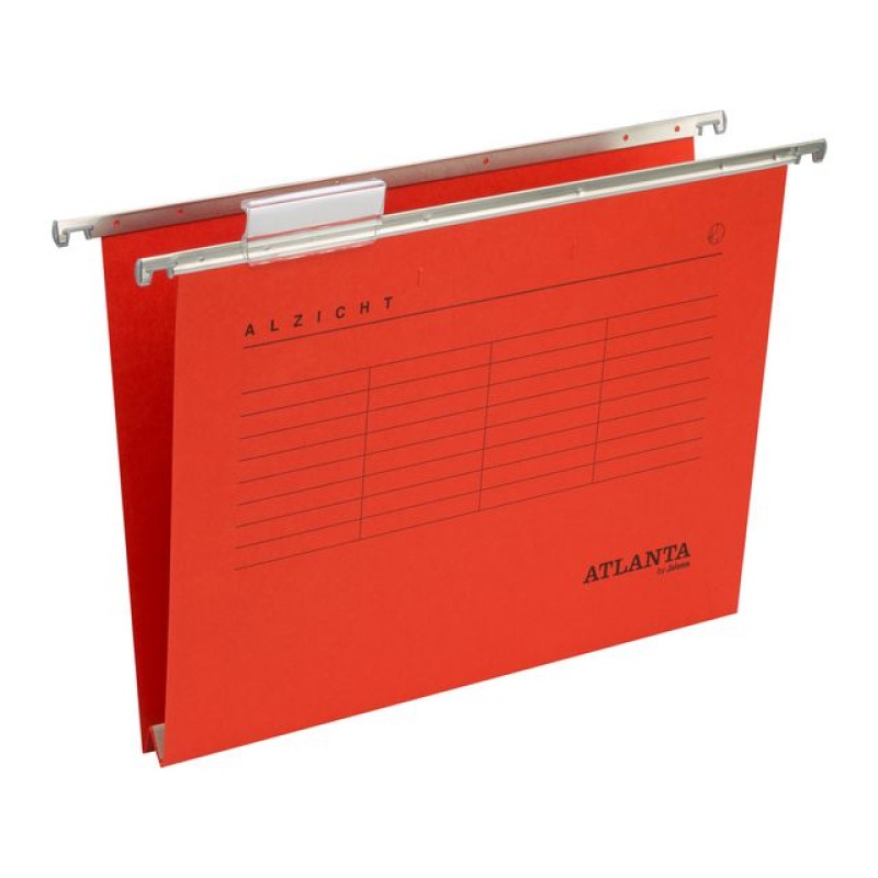 Hangmap vert. Alzicht A4 30mm rood/ds 25