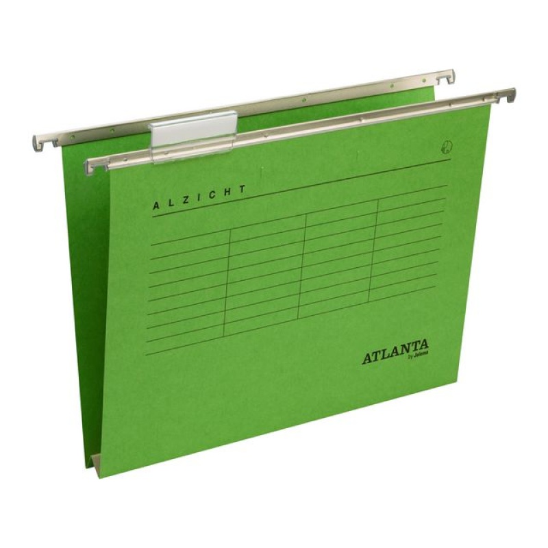 Hangmap vert. Alzicht A4 30mm groen/ds25