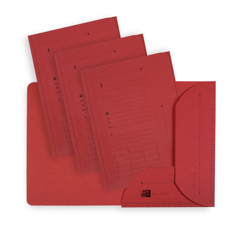 Dossiermap Oxford Ultimate A4 rd/pk 25