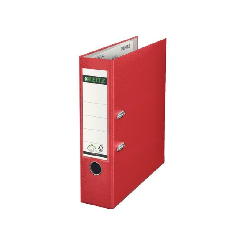 Ordner Leitz 1010 80mm A4 PP rood