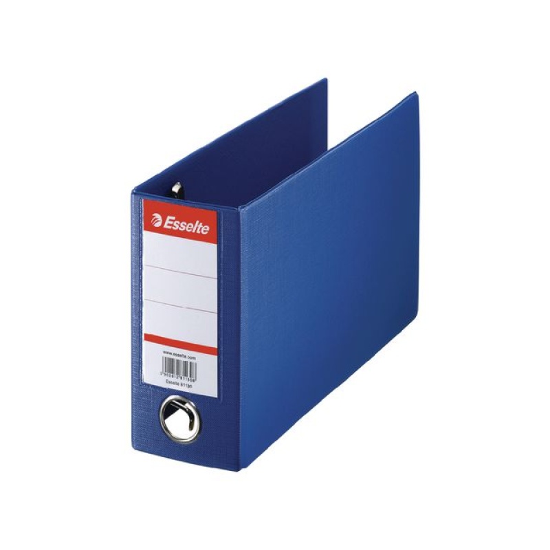 Ordner bank/giro 80mm 16x28cm kart.blauw