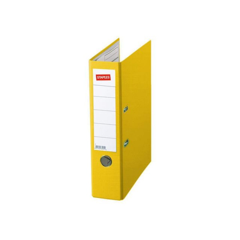 Ordner SPLS 80mm A4 karton geel