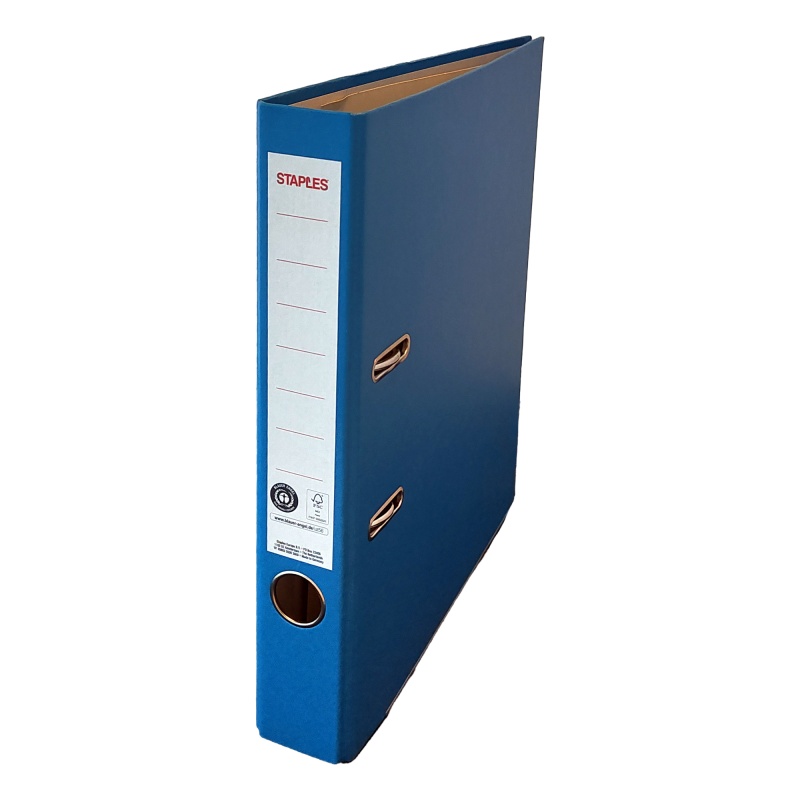 Ordner SPLS 50mm A4 karton blauw