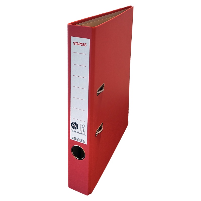Ordner SPLS 50mm A4 karton rood