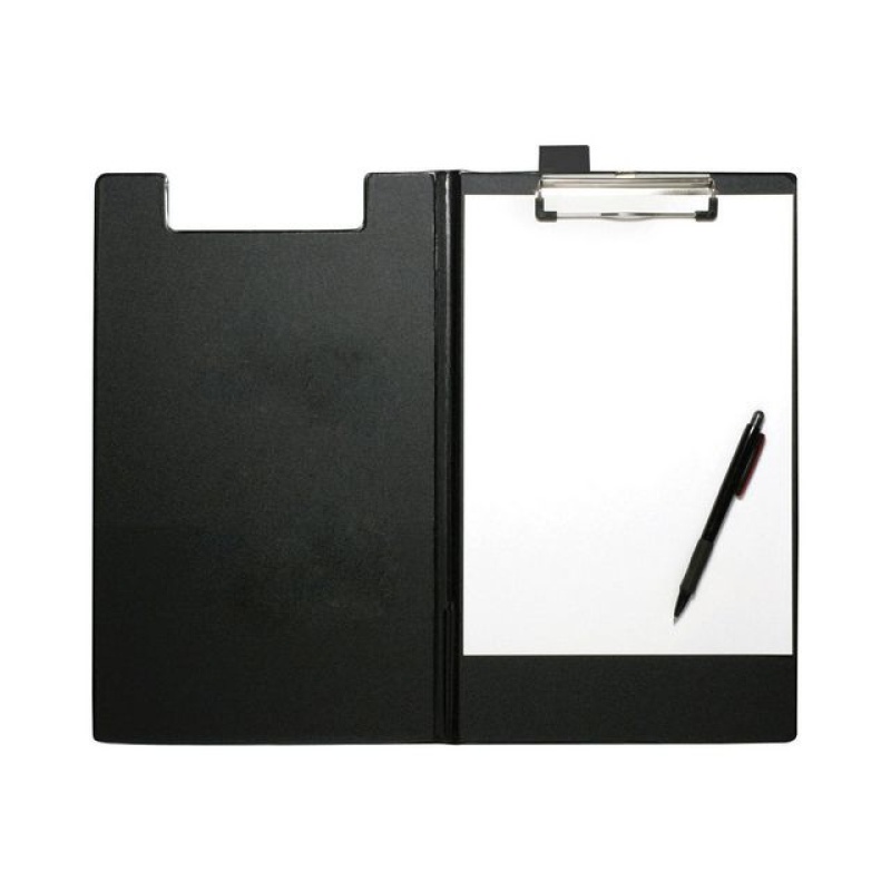 Klembord SPLS A4/folio foldover zwart