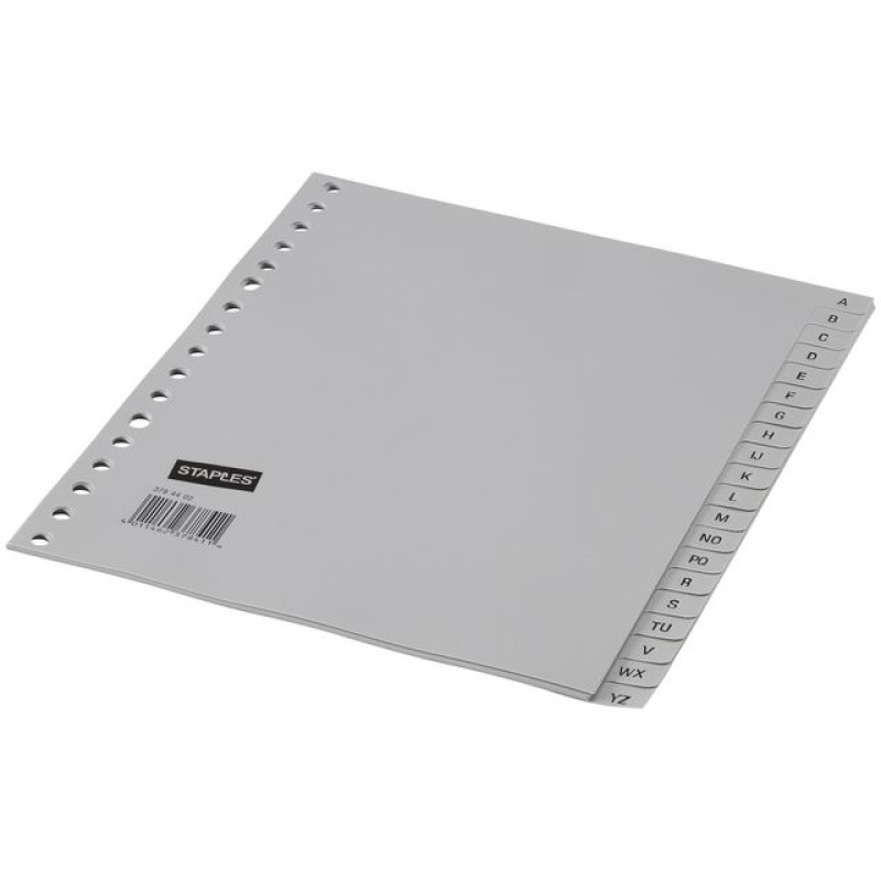 Tabblad SPLS A5 17R PP A-Z grijs/set 20