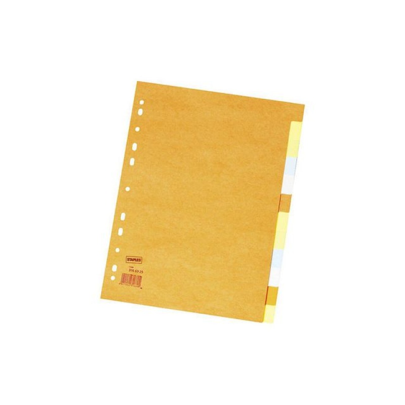 Tabblad SPLS A4 11R 2x6-kleurkarton/se12