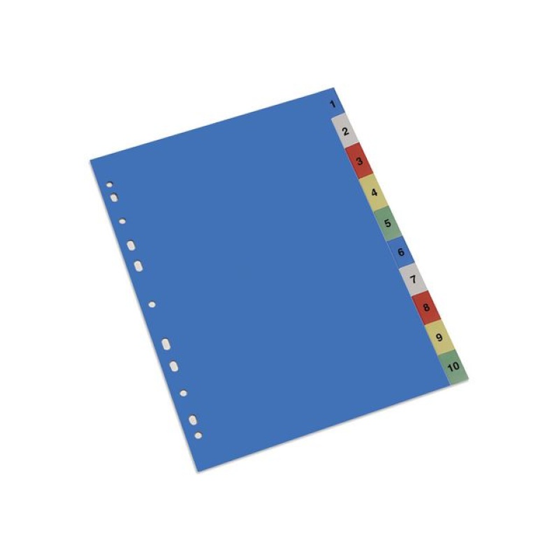 Tabblad SPLS A4 11R PP 1-10 kleur/set 10