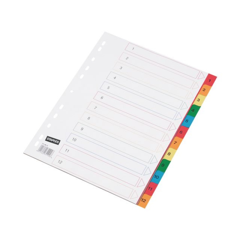 Tabblad SPLS A4 11R PP 1-12 kleur/set 12