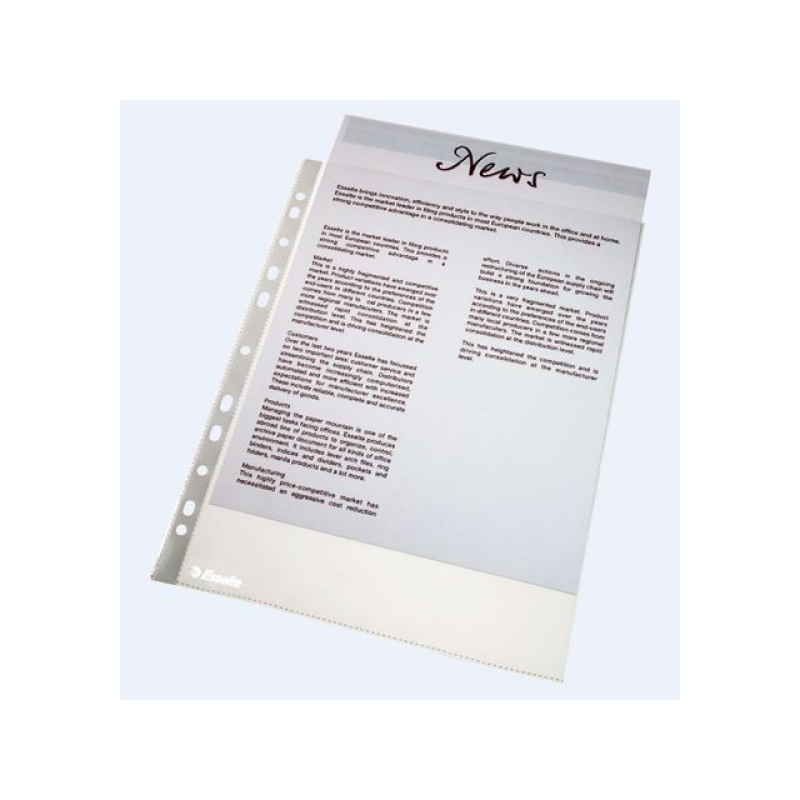 Showtas Esselte A4 11r PP tr/pak 100