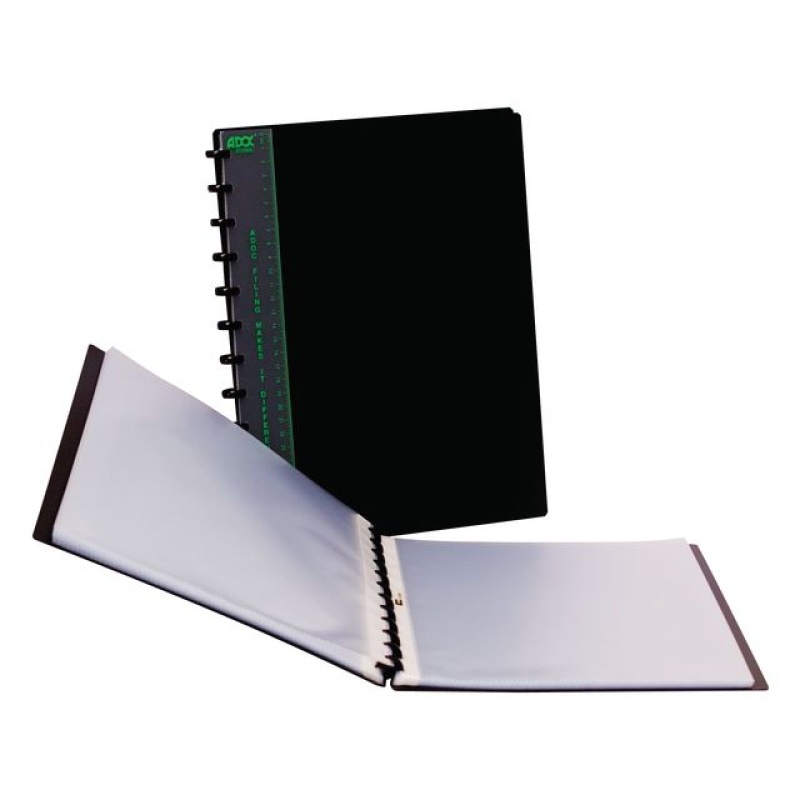 Showalbum Adoc BIND-EX A4 30tassen zwart