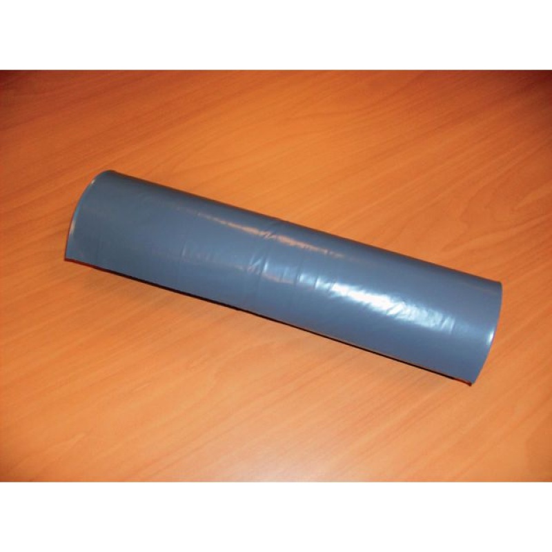 Afvalzak 70x110cm ldpe 60mu grijs/rol 20