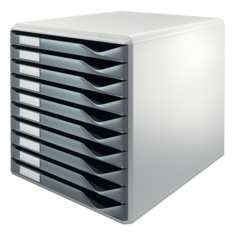 Ladenblok Leitz 10 laden grijs