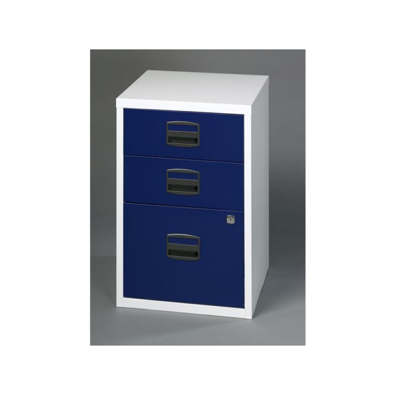 Hangmappenkast 2xA6 1xA4 grijs blauw
