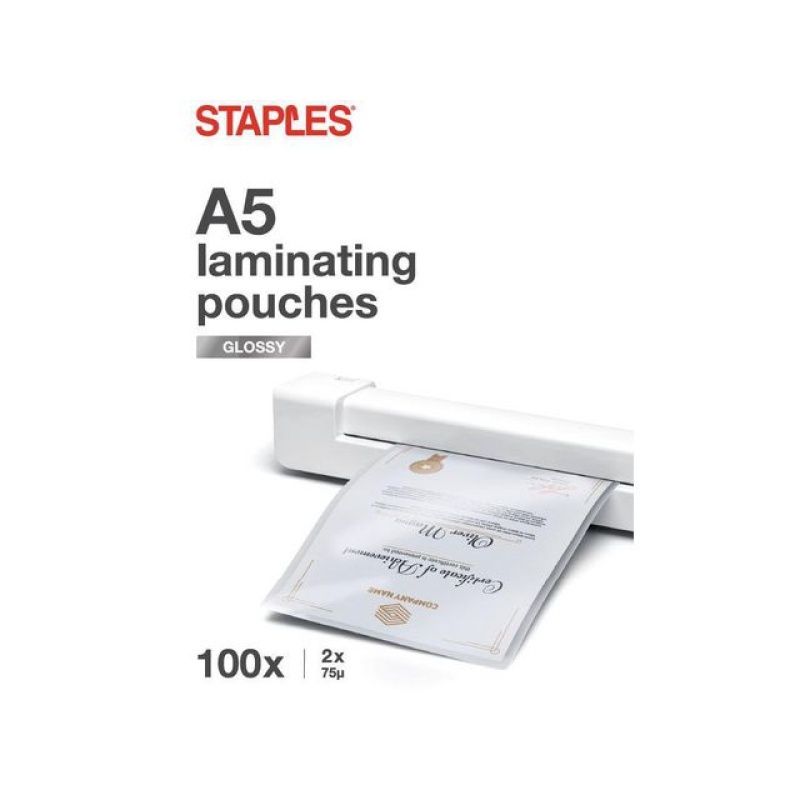 Lamineerhoes SPLS 154x216 2x75micr/pk100