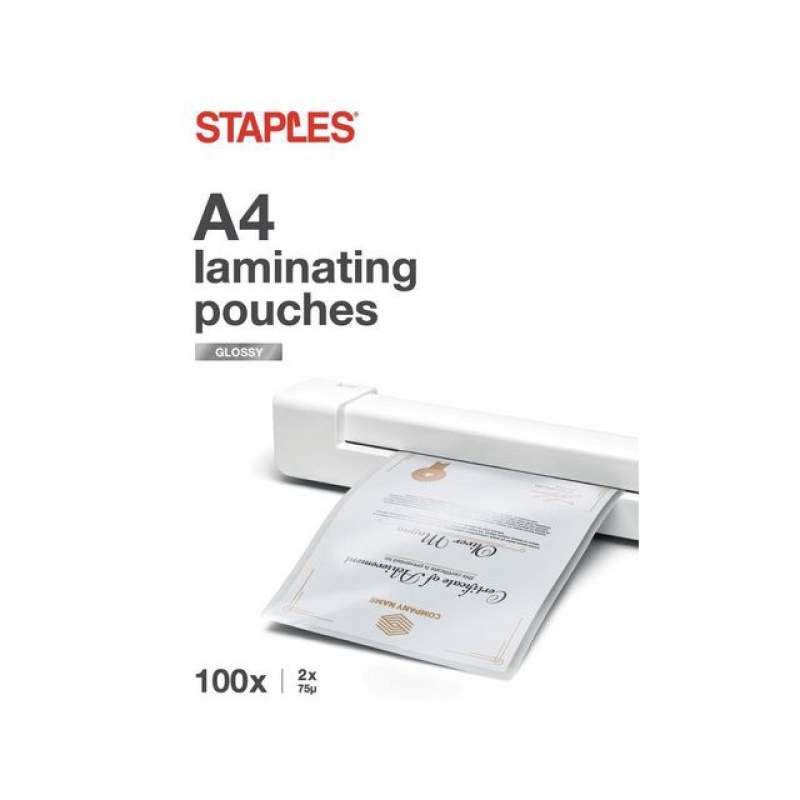 Lamineerhoes SPLS 216x303 2x75micr/pk100