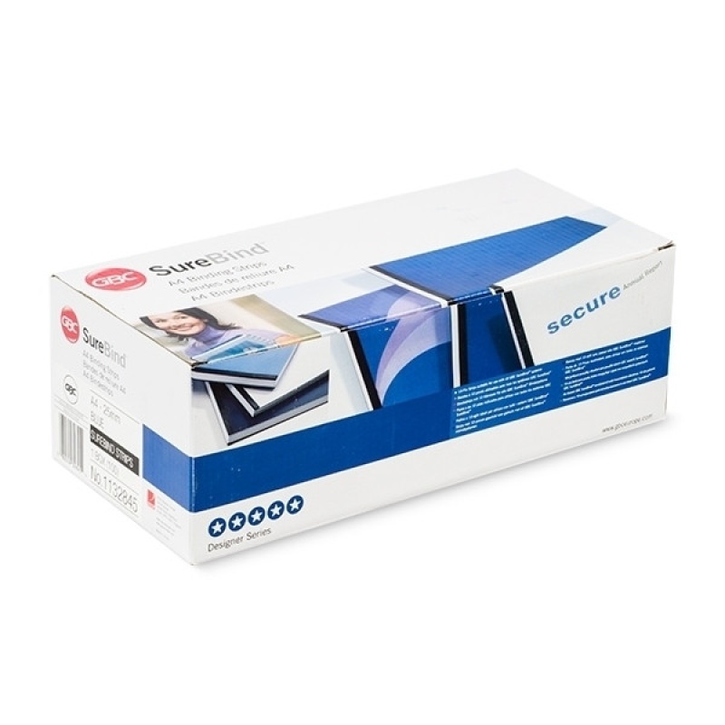 Bindstrip GBC SureBind 25mm 10P bl/ds100