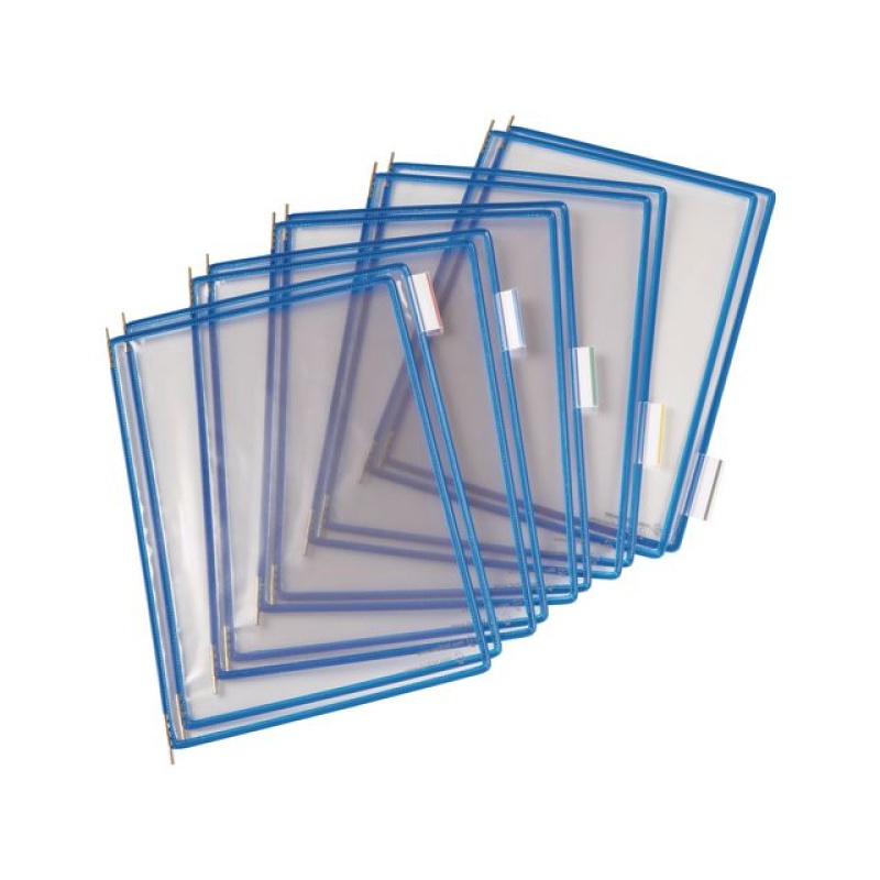 Zichtpaneel Djois A4 PVC blauw/doos10