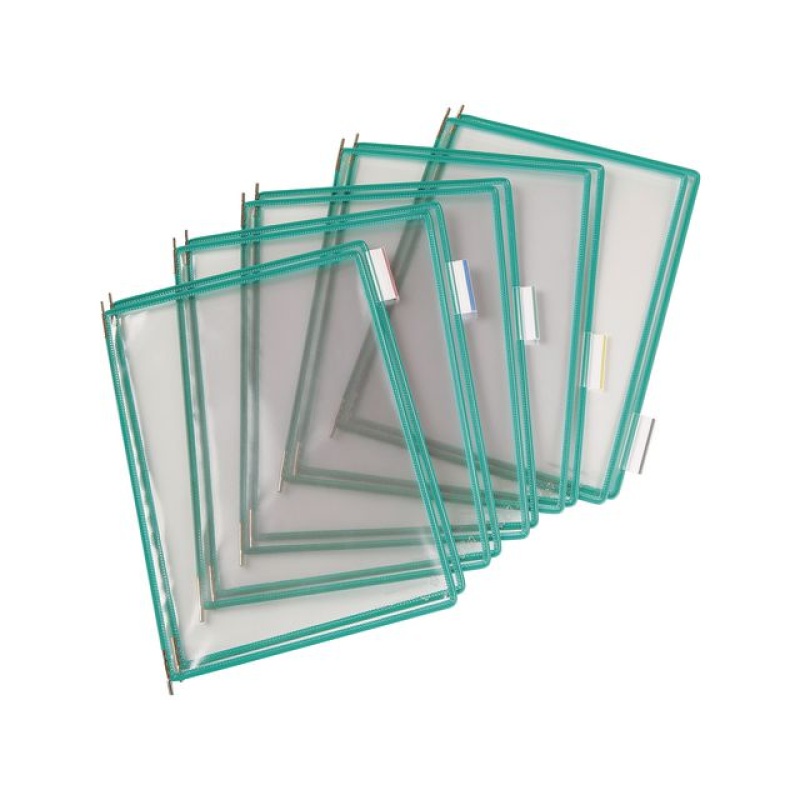 Zichtpaneel Djois A4 PVC groen/doos10