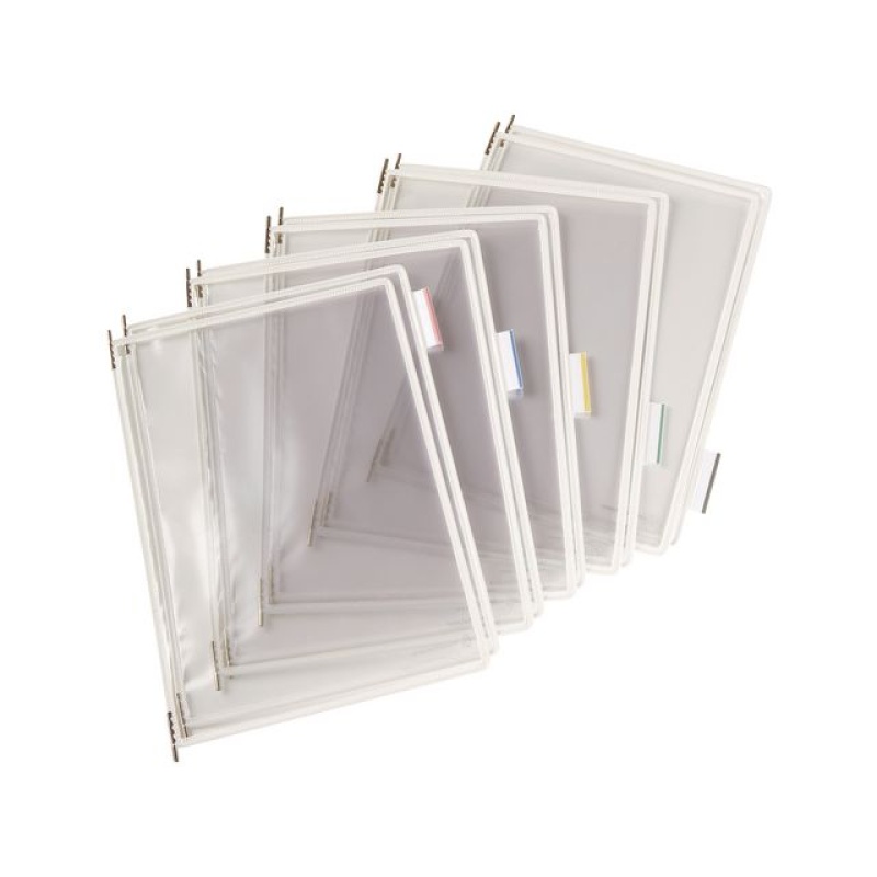 Zichtpaneel Djois A4 PVC wit/doos 10