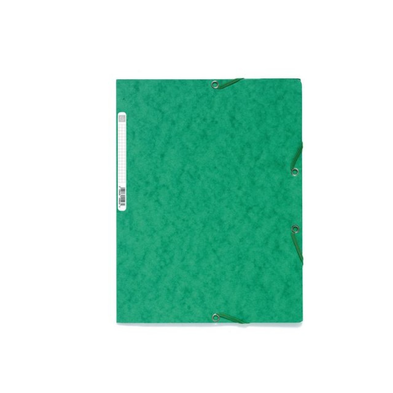 Elastomap Exacompta 3-fl A4 400g groen
