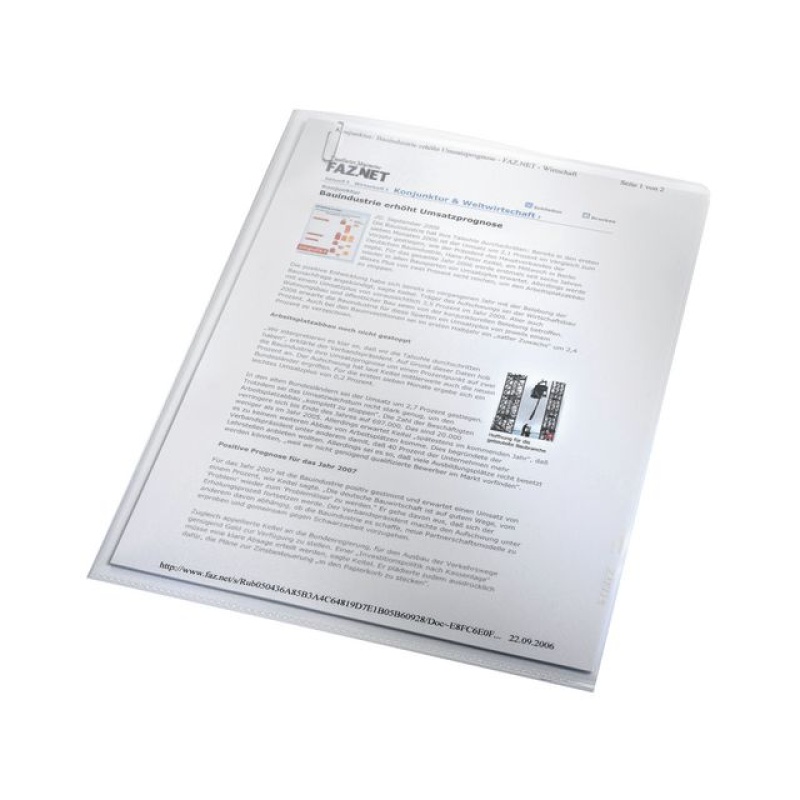 Insteekmap Leitz A4 L-mod PP 0,12/ds 100