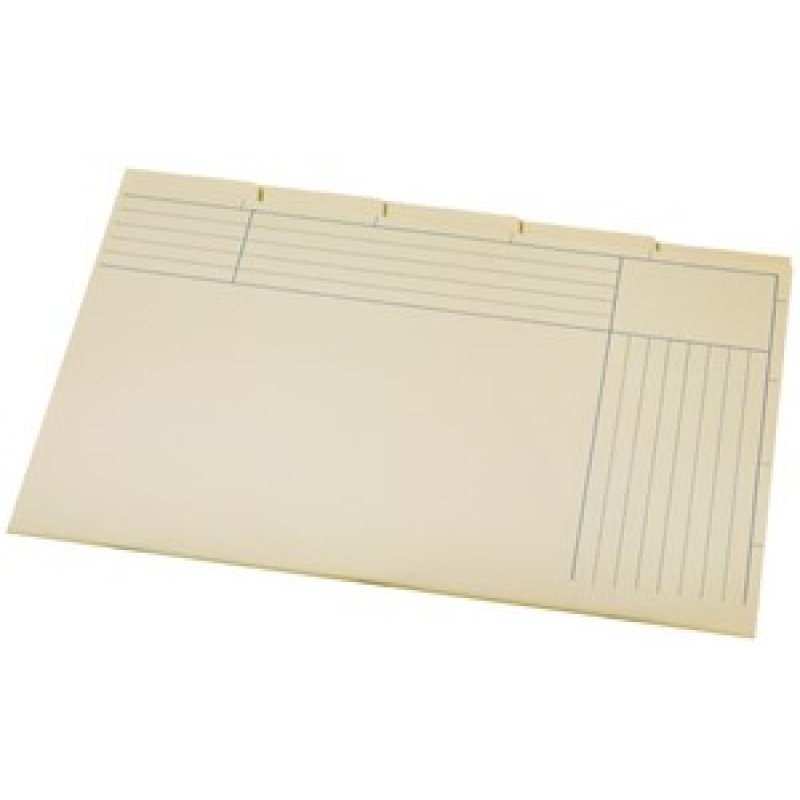 Onderverdeler Djois folio 5dlg chamois
