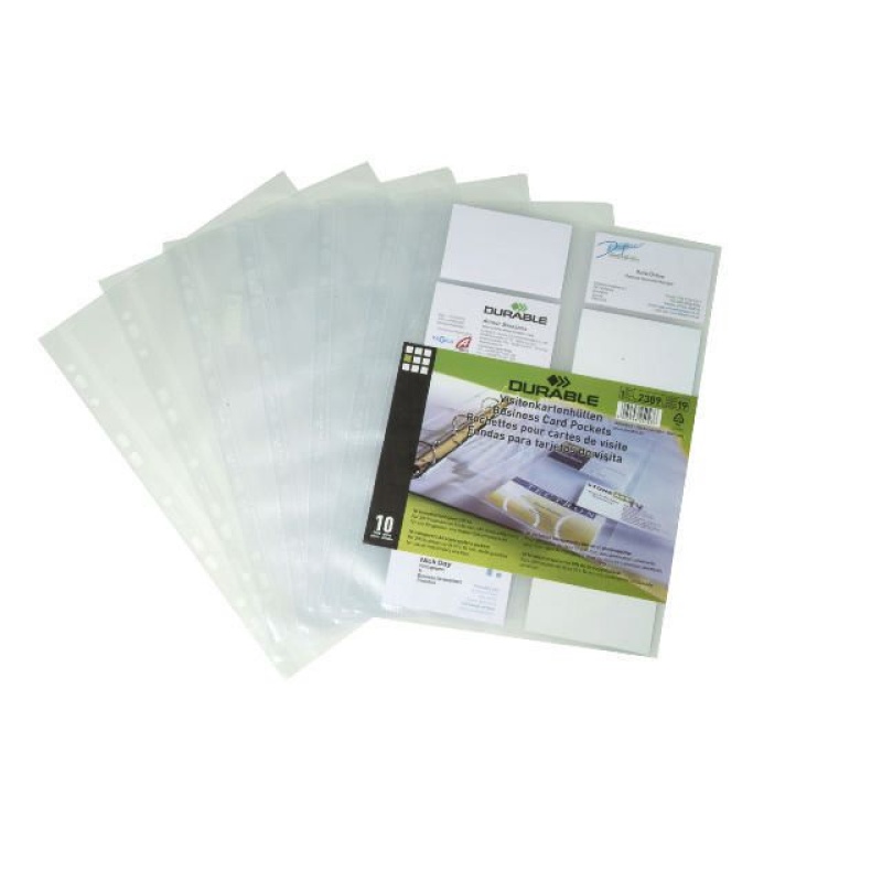 Navulling visitekaart Durable 2389/pk 10