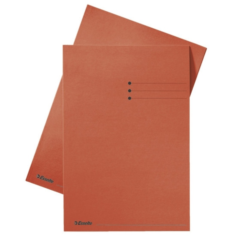 Vouwmap Esselte A4 karton 180g rd/pk 100