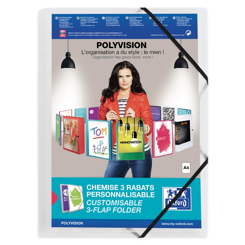 Elastomap Oxford Polyvision A4 PP tr