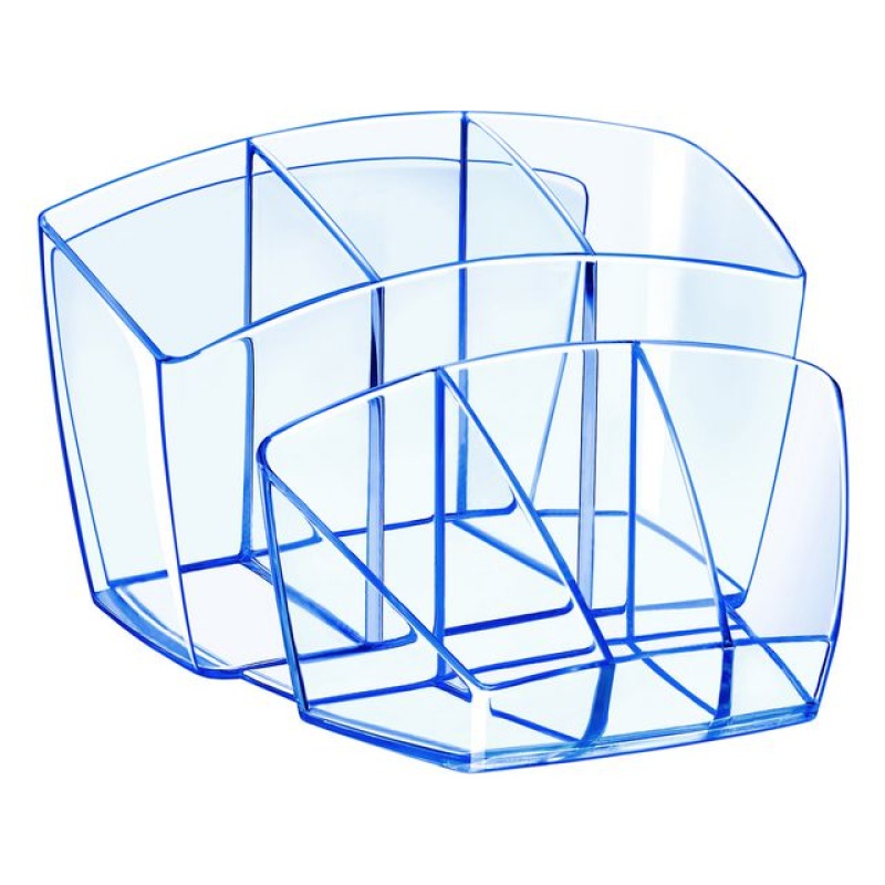 Bureauorganizer CEP Ice transparantblauw