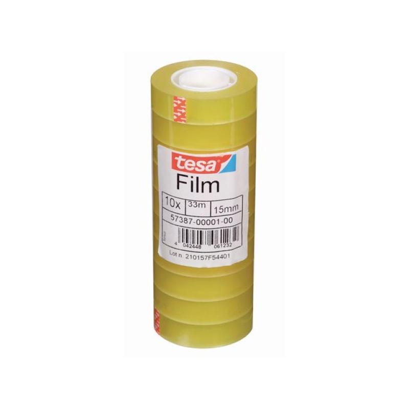 Kleefband Tesa stand film 15x33m/pk10