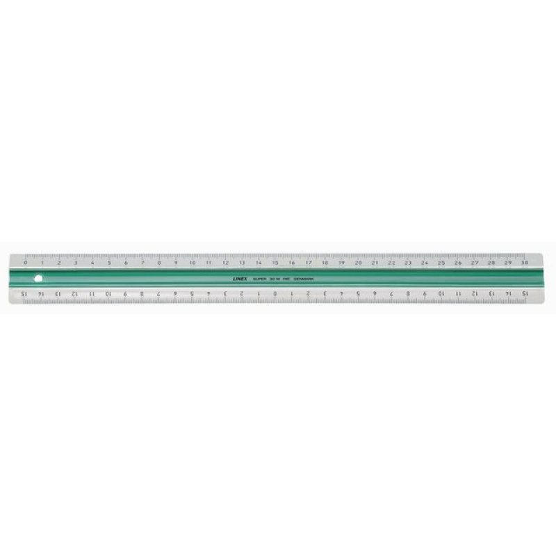Liniaal Linex 300mm rubberstrip
