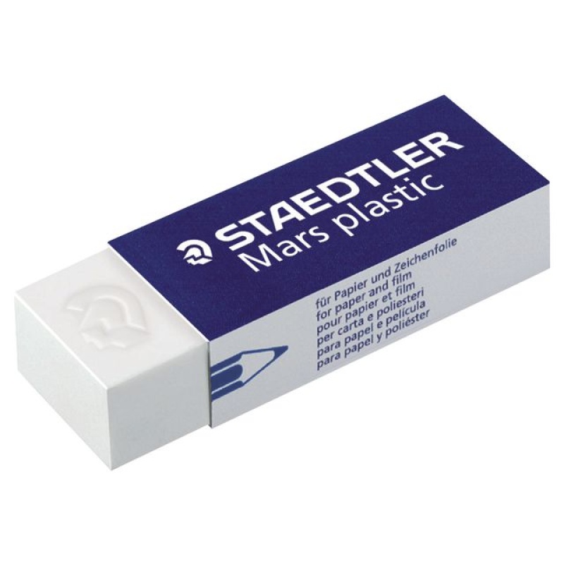 Gum Staedtler Mars PP 65x23x13 wit/bs 4