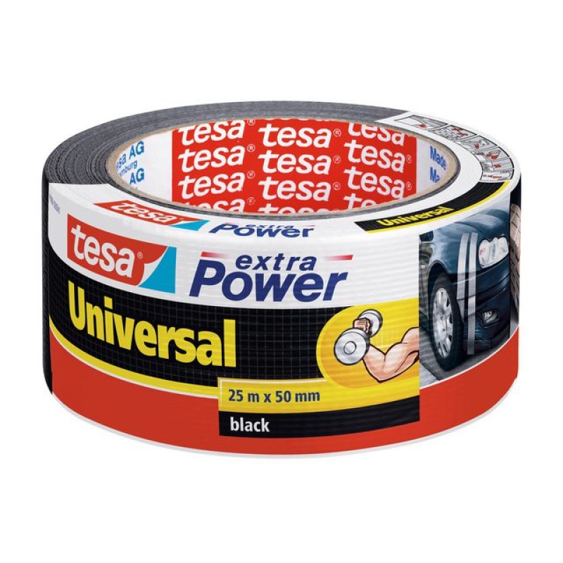 Klussentape Extra Power Uni 50mmx25m zw
