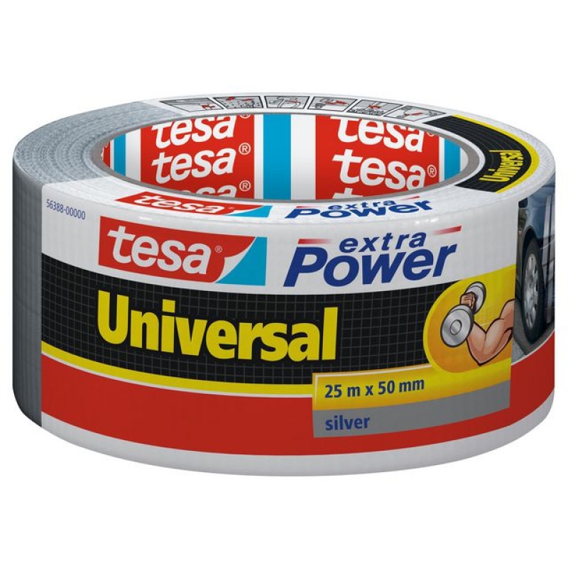 Klussentape Extra Power Uni 50mmx25m gs