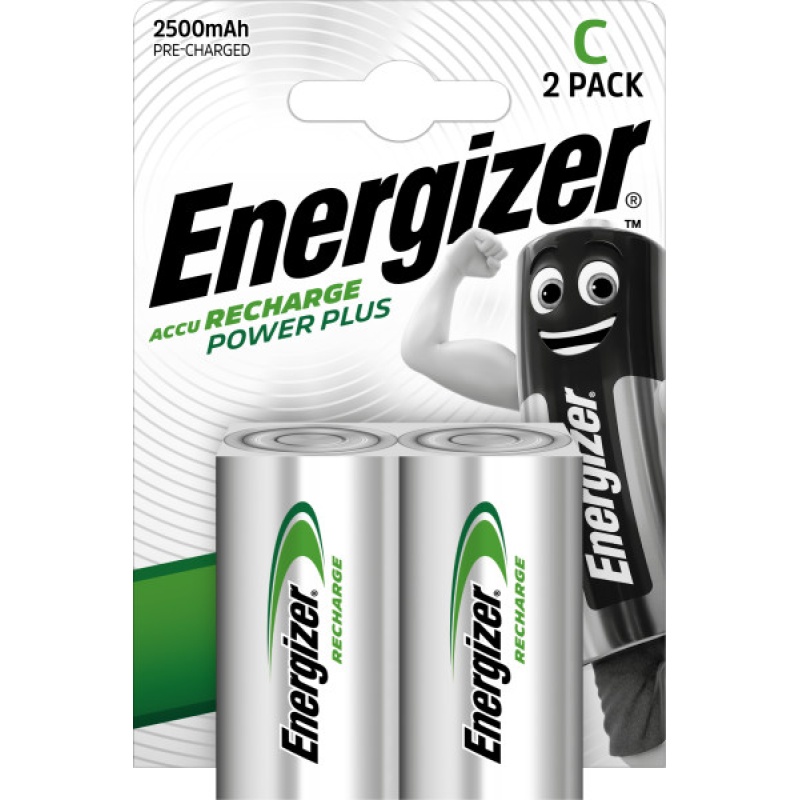 Batterij Energizer oplaad NiMH C/pk2