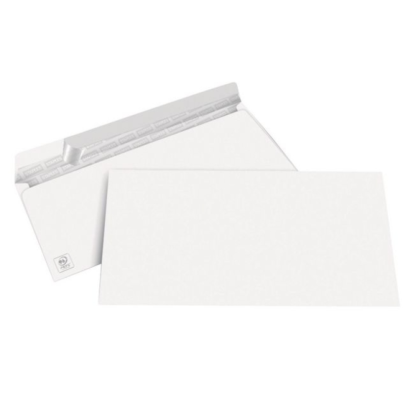 Envelop SPLS 114x229 PenS wit/ds 500