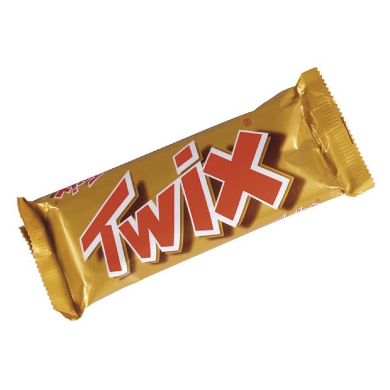 Chocoladereep Twix 50g/pak 25