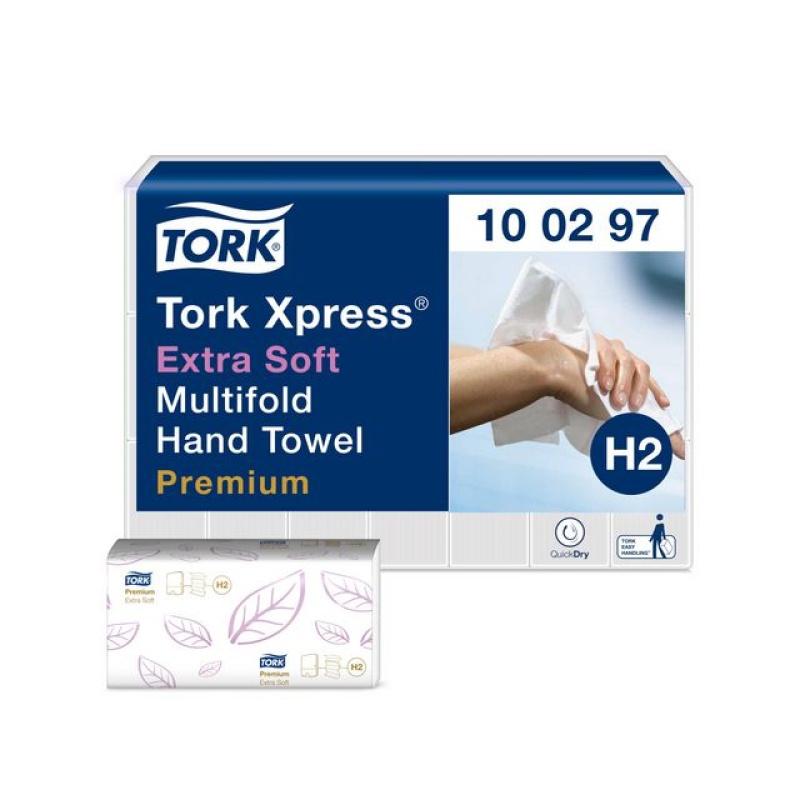 Handdoek Tork H2 2L multigev e wt/21x100