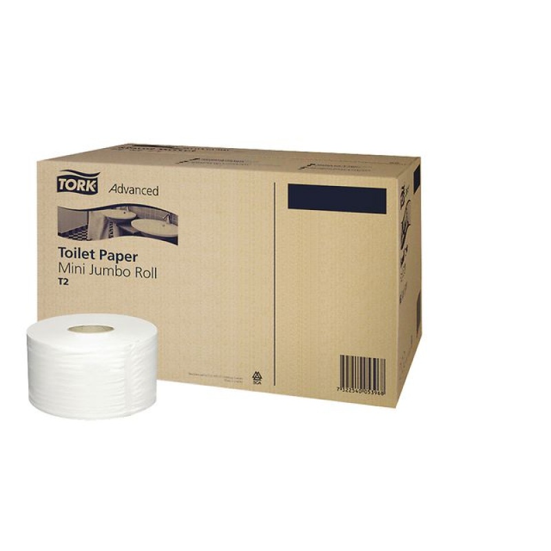Toiletpapier Tork T2 Adv Mini Jumb 2L/12