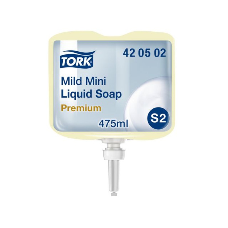 Zeep Tork S2 Prem Liq Mild/fles 475ml