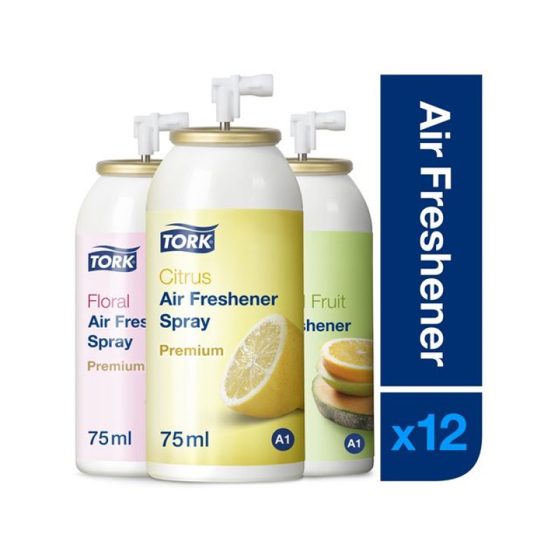 Luchtverfrisser Tork A1 75ml assorti/4x3