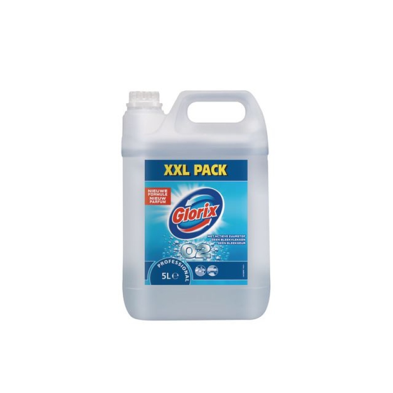 Toiletreiniger Glorix O2 z.chloor/fl 5L