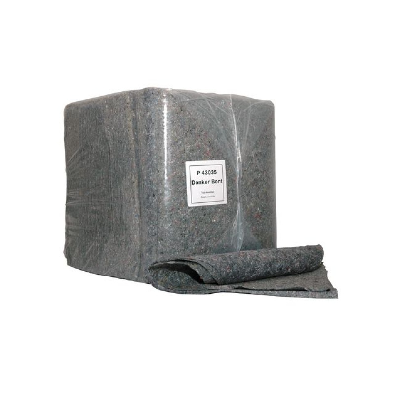 Poetsdoek donkerbont Akwl wegwerp/pk10kg