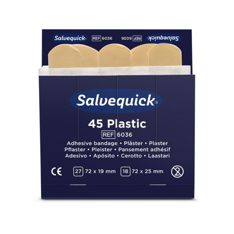 Pleister Salvequick waterproof/ds 6x45