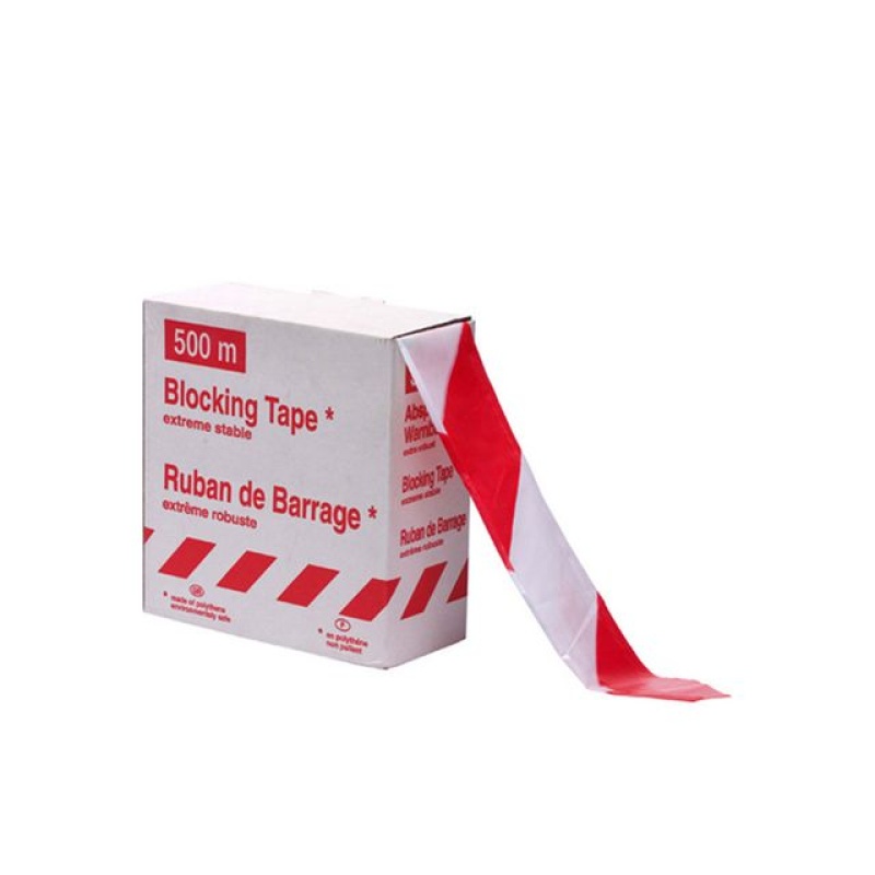 Verkeerslint 75mm rood wit/rl500m