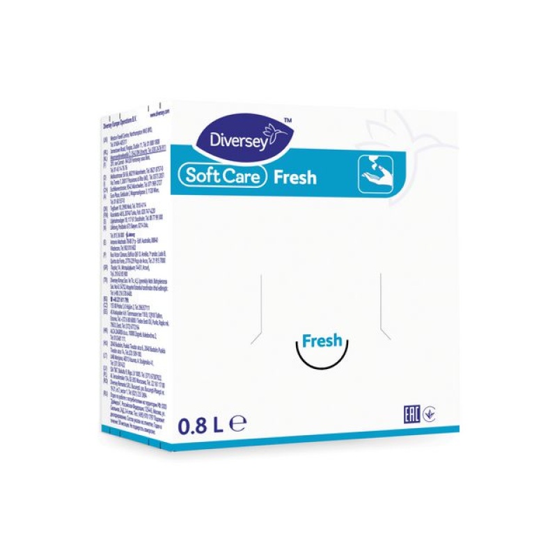 Handzeep Softcare Fresh navul/fl 800ml